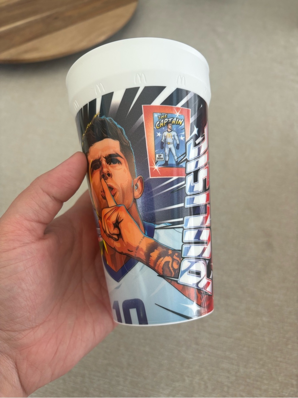 McDonald's Pulisic FIFA Player Collectible Cup